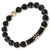 Contemporary Black Onyx Stone Evil Eye Protection Beaded Bracelet For Sale - Image 3 of 8