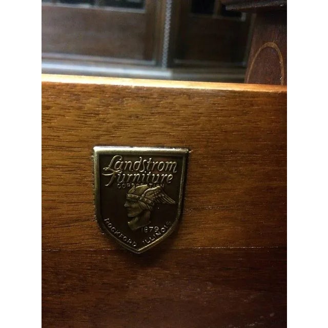 Vintage Federal China Cabinet, Bookcase Cabinet For Sale - Image 4 of 12