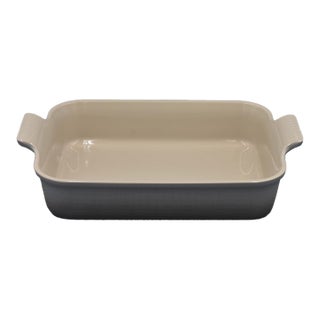 French Le Creuset Heritage Large Family-Size Baker Rectangular Baking Dish NWT For Sale