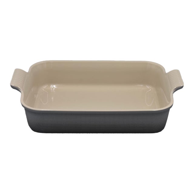 French Le Creuset Heritage Large Family-Size Baker Rectangular Baking Dish NWT For Sale