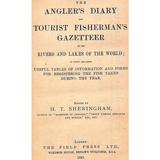 1920s "The Angler's Diary and Tourist Fisherman's Gazetteer" 1921 Sheringham, h.t. For Sale - Image 5 of 12