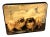 Early 20th Century Dogs - Hand Painted Lacquer Box For Sale