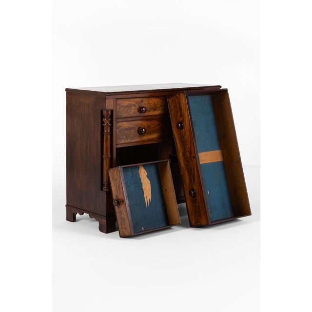 Victorian Flamed Mahogany Chest of Drawers For Sale - Image 4 of 13