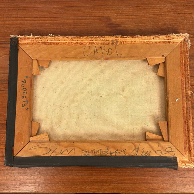 “Puppets” Painting Carolyn G. Simmendinger For Sale - Image 10 of 12