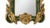 Late 19th Century Vintage Rococo Style Gold-Plated Forest Green Framed Wall Mirror. For Sale - Image 5 of 11
