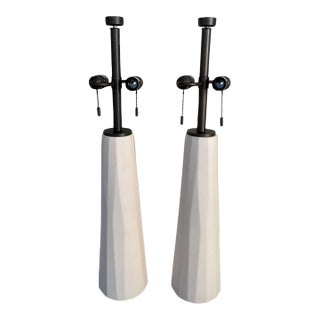 Baker / Barbara Barry Prism Table Lamps - Pair. For Sale