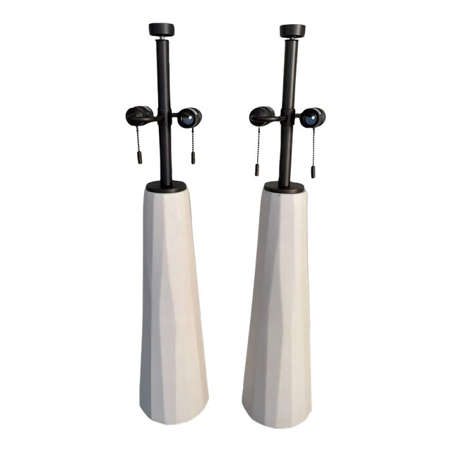 Baker / Barbara Barry Prism Table Lamps - Pair. For Sale