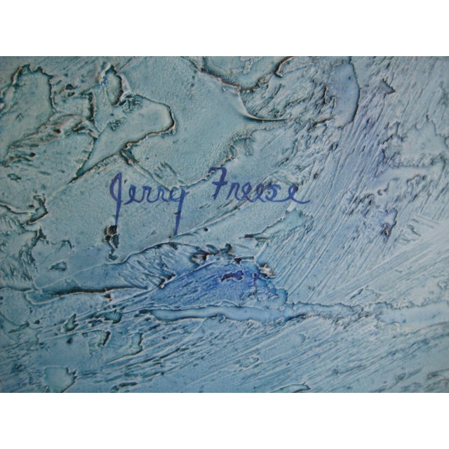 Mid-Century Modern Mid Century Abstract Acrylic Painting For Sale - Image 3 of 10