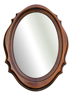 Vintage Oval Mirror, 1960s