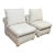 Kreiss Furniture Giverny Armless Lounge Chairs, Pair For Sale