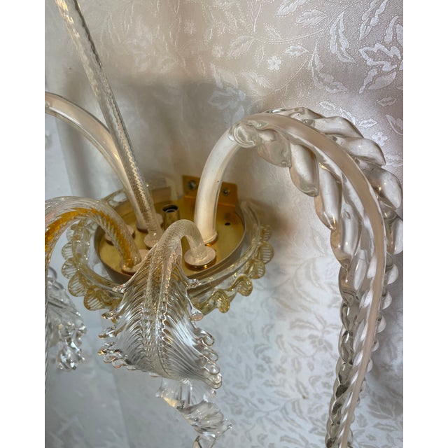 Murano Sconces in the style of Barovier & Toso, 1980s, Set of 2 For Sale - Image 11 of 15