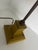 1940s French Metal Tole Mustard Desk Lamp With Toleware Paint & Shade For Sale In Los Angeles - Image 6 of 10