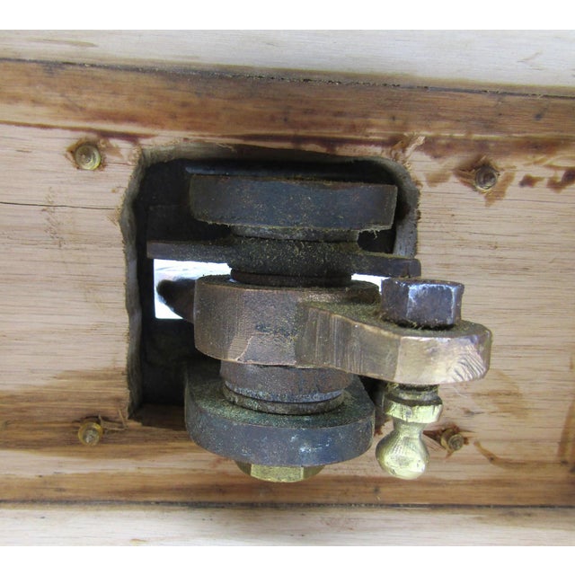 Metal Authentic Antique A. Robinson Ship Engine Order Telegraph – 19th C For Sale - Image 7 of 7