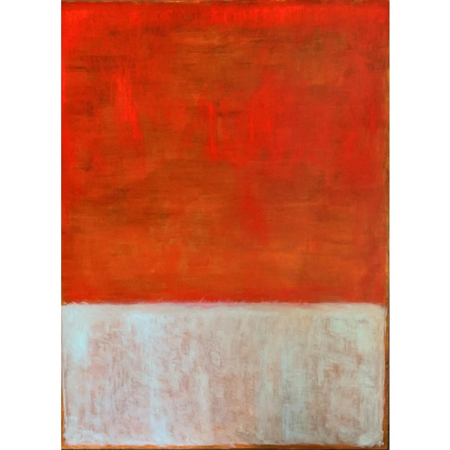 "N7" Contemporary Abstract Color Field Oil Painting by Ko Bhamra For Sale