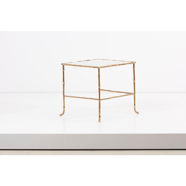 Nesting Tables with Mirrors by Maison Baguès, France, Set of 3 For Sale - Image 9 of 18