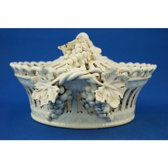 Italian Centerpiece and Tray in Ceramic by Antonibon, Set of 2 For Sale - Image 17 of 18