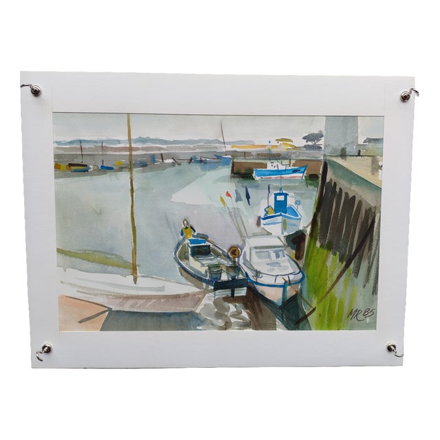 Michel Roubille, L'Île d'Yeu, 1985, Watercolor For Sale