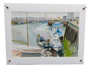 Michel Roubille, L'Île d'Yeu, 1985, Watercolor