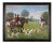 Mid 20th Century English Sporting Painting Fox Hunt Scene Oil Painting Signed by Hk Hobbs, Framed For Sale
