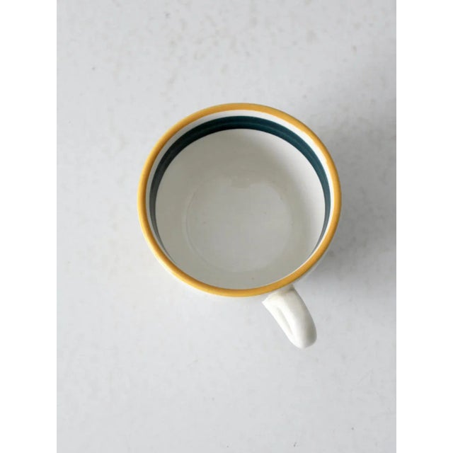 White Vintage Stangl Pottery Mug For Sale - Image 8 of 11