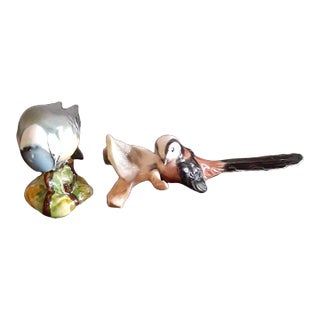 1960s Beswick Porcelain Bird Figurines - Set of 2 For Sale