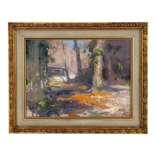 Ronald L. Marvin Jr. Original Woodland Landscape Oil Painting For Sale