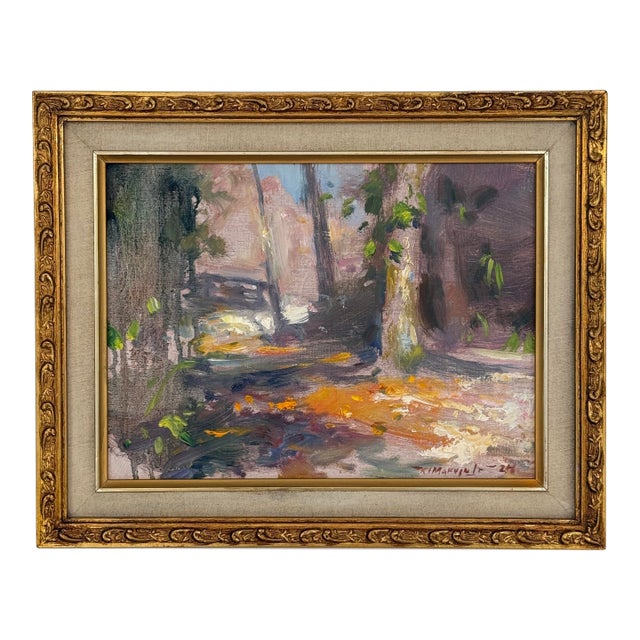 Ronald L. Marvin Jr. Original Woodland Landscape Oil Painting For Sale