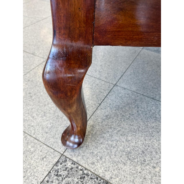 Brown Early 20th Century Danish Biedermeier Style Mahogany Armchairs - A Pair For Sale - Image 8 of 13