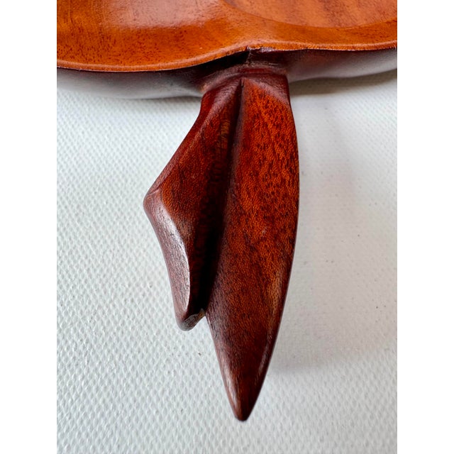 Vintage Caribcraft Mahogany Apple Snack Plates and Cups, Set of 13 For Sale - Image 10 of 15