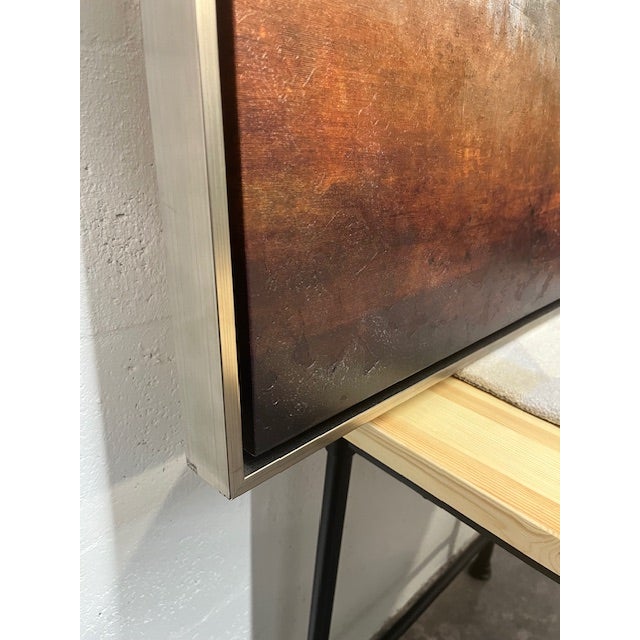 Abstract Circa 2016, "Rustic View", Abstract , by Mari Urasawa, Giclée on Canvas. For Sale - Image 3 of 4