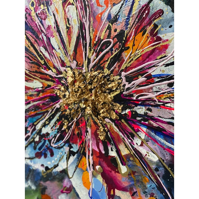 2020s "Moments of Joy" by Allie Whitlow - Large Piece on Canvas For Sale - Image 5 of 5