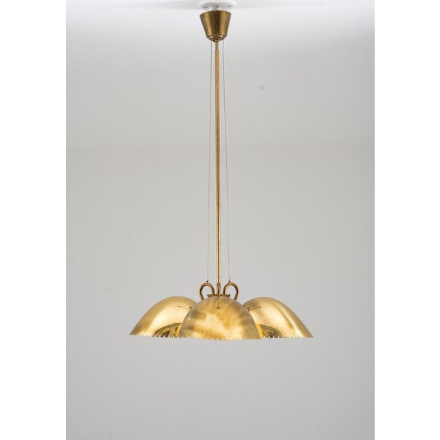 Swedish Modern Pendant by Harald Notini for Böhlmarks, 1940s For Sale - Image 4 of 15