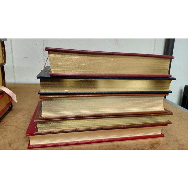 Animal Skin 1980s Easton Press Leather Bound Books Set of 10 For Sale - Image 7 of 18