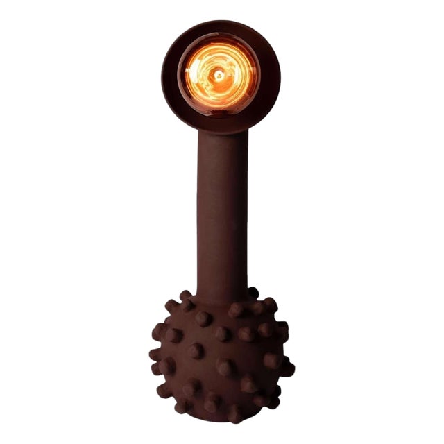 Headlight Sculptural Floor Lamp in Ceramic by Liliana Silva For Sale