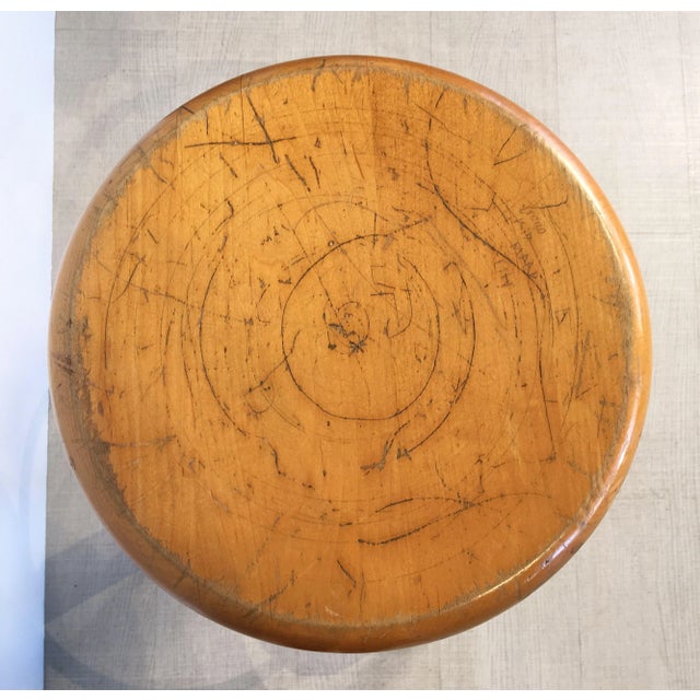 Mid 20th Century Black Metal and Chrome Bar Stool For Sale - Image 5 of 13