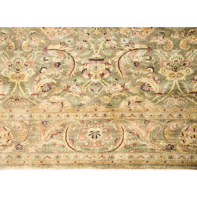Late 20th Century Indian Oushak Rug For Sale - Image 13 of 15