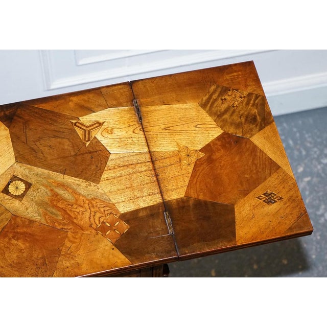 Antique Japanese Marquetry Game Table, 1800s For Sale - Image 17 of 18