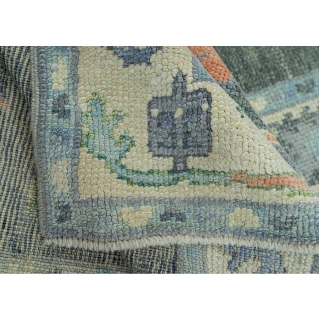 Turkish Oushak Rug 2'11"x 8' #19146 For Sale In Houston - Image 6 of 8