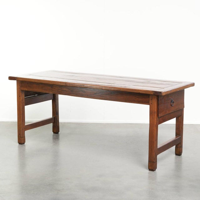 Antique French Farmhouse Oak Dining Table, 18th Century For Sale - Image 15 of 15