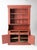 Antique Red Step Back Cupboard Cabinet For Sale - Image 18 of 18