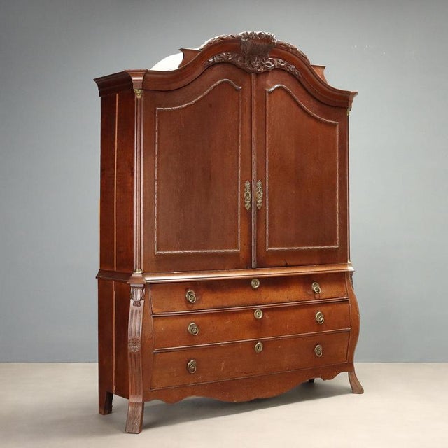 19th Century Dutch Oak Cabinet For Sale - Image 15 of 15