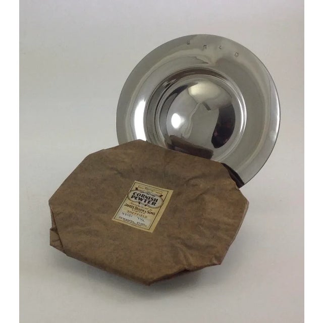 Reference # D 7321-7 Photo 258 bis Description: Pewter Nut Dish Plain, May be used A Wine Bottle Coaster. Pattern : Plain...