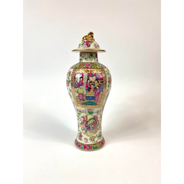 Lovely hand painted famille rose from the 1980s