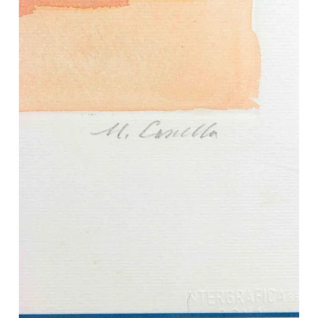 Etching and aquatint realized by Michele Cascella in 1970s. Edition of X/XXX. Hand signed and numbered. It includes a...