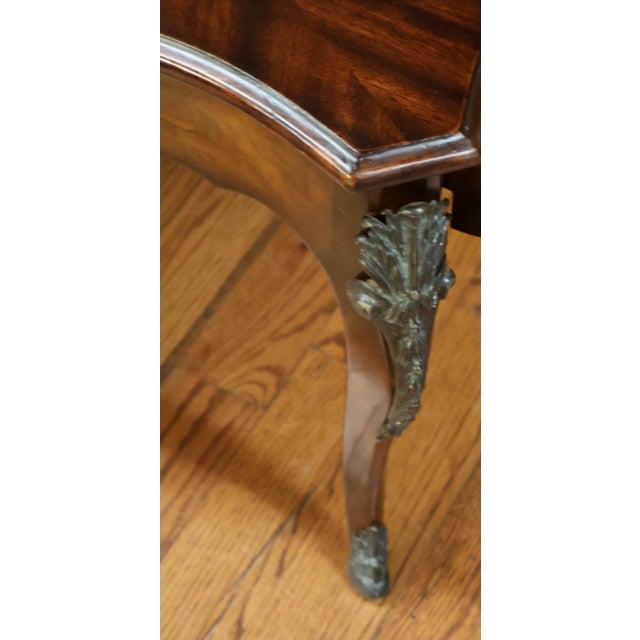 Theodore Alexander Mahogany French Style Cocktail Coffee Table For Sale - Image 13 of 13