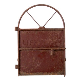 Antique Metal Hay Door For Sale