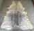 Gold Metallic Brazilian Cowhide Rug 7'6" X 5'3" For Sale - Image 4 of 7