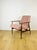 Armchair 'Lis' from the 1970s, upholstered in pink boucle, designed by Henryk Lis. Restored Henryk Lis armchair from 1970,...