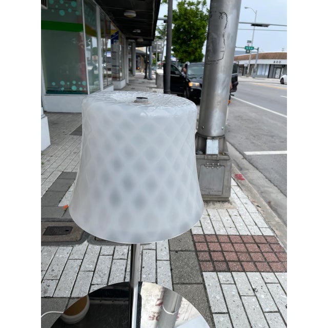 Pair of 1980s Philippe Starck Murano Shades Side Tables Lamps from Delano Hotel Miami Beach For Sale - Image 10 of 11