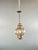 20th Century Italian Amber Blown Glass Lantern Pendant Light For Sale - Image 4 of 5